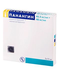 potassium and magnesium asparahynat - Panangin ampoules, 10 ml, 5 pcs. florida Pharmacy Online - florida.buy-pharm.com