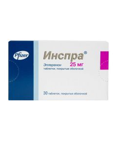 eplerenon - Inspra tablets 25 mg, 30 pcs. florida Pharmacy Online - florida.buy-pharm.com