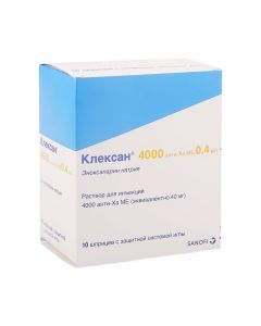 enoksaparyn sodium - Clexane Syringes 40 mg 0.4 ml 10 pcs. florida Pharmacy Online - florida.buy-pharm.com
