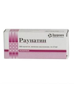Rauvo fyy alkaloyd - Raunatin tablets 2 mg, 50 pcs. florida Pharmacy Online - florida.buy-pharm.com