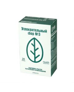 valerian, donnik, oregano, thyme, hermit - Phytosedan No. 3 soothing collection of filter pack 2 g 20 pcs. florida Pharmacy Online - florida.buy-pharm.com