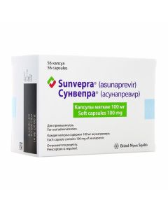 Asunaprevyr - Sunvepra soft capsule 100 mg 56 pcs. florida Pharmacy Online - florida.buy-pharm.com