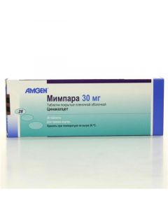 Cinacalcet - Mimpara tablets are covered.pl.ob. 30 mg, 28 pcs. florida Pharmacy Online - florida.buy-pharm.com