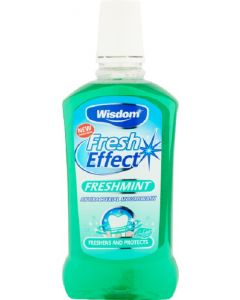 Buy Wisdom Fresh Effect Freshmint Rinse Mint freshness for oral care with fluorine 500 | Florida Online Pharmacy | https://florida.buy-pharm.com