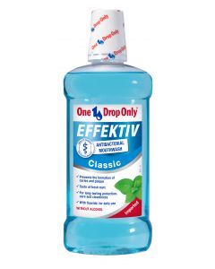 Buy One Drop Only Effektiv Classic Antibacterial cavity rinse mouth, 500 ml | Florida Online Pharmacy | https://florida.buy-pharm.com