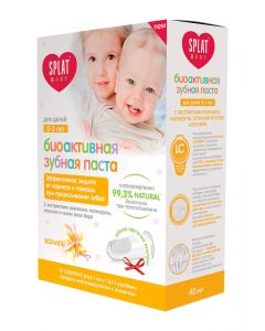 Buy Toothpaste Splat for children Vanilla from 0 to 3 years old 40 ml | Florida Online Pharmacy | https://florida.buy-pharm.com