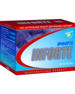 Buy Inforte, capsules for potency, arousal, erection, activator, stimulating dietary supplement, 24 capsules | Florida Online Pharmacy | https://florida.buy-pharm.com