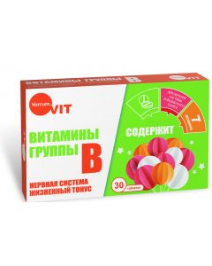 Buy Verrum-vit Vitamins of group B tablets 30 pcs. | Florida Online Pharmacy | https://florida.buy-pharm.com