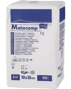 Buy Gauze napkins Matopat Matocomp, non-sterile, 10 x 10 cm, 8 layers, 100 pcs | Florida Online Pharmacy | https://florida.buy-pharm.com