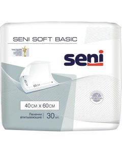 Buy Medical diaper Seni Soft Basic 40 x 60 cm, 60 x 40 cm, 30 pcs | Florida Online Pharmacy | https://florida.buy-pharm.com