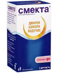 Buy Smecta pore. prigot. suspension d / int. reception (strawberry) pack. 3g # 10 | Florida Online Pharmacy | https://florida.buy-pharm.com