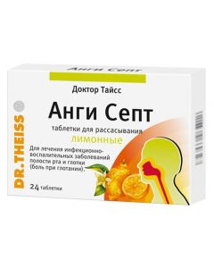 Buy Dr. Theiss 'Angi Sept', lemon, 24 pcs | Florida Online Pharmacy | https://florida.buy-pharm.com