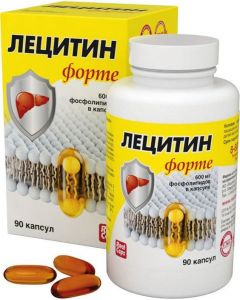 Buy For memory, lowering cholesterol, for hepatitis, Lecithin Forte 90 capsules | Florida Online Pharmacy | https://florida.buy-pharm.com