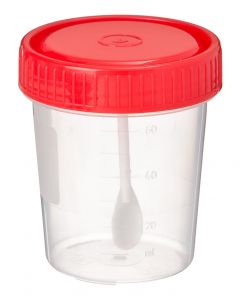 Buy Perint JSC 10 pieces. Universal sterile test container with removable spoon, 60 ml | Florida Online Pharmacy | https://florida.buy-pharm.com