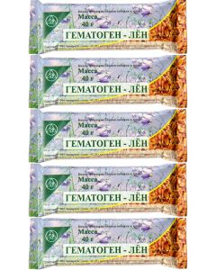 Buy Hematogen - flax. A set of 5 pieces of 40 grams. EXON (BELARUS). | Florida Online Pharmacy | https://florida.buy-pharm.com