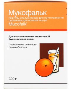 Buy Mucofalk granules for preparation of suspension for oral administration 300g can # 1 (orange) | Florida Online Pharmacy | https://florida.buy-pharm.com