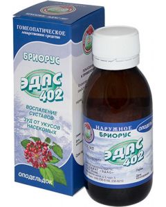 Buy Edas-402 Briorus 100 ml bottle Opodeldoc Homeopath | Florida Online Pharmacy | https://florida.buy-pharm.com