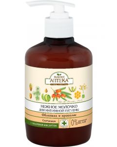 Buy 'Green pharmacy' gentle lotion for intimate hygiene Seabuckthorn and propolis 370 ml | Florida Online Pharmacy | https://florida.buy-pharm.com