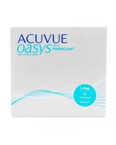 Buy ACUVUE Oasys 1-Day with HydraLuxe Contact Lenses 90 Lenses Daily, -1.25 / 14/9, 90 pcs. | Florida Online Pharmacy | https://florida.buy-pharm.com