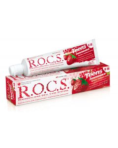 Buy ROCS Teens Toothpaste Sultry summer scent 'Strawberry' , 74 gr | Florida Online Pharmacy | https://florida.buy-pharm.com