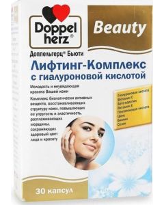 Buy Doppelherz 'Beauty' lifting complex, with hyaluronic acid, 30 capsules | Florida Online Pharmacy | https://florida.buy-pharm.com