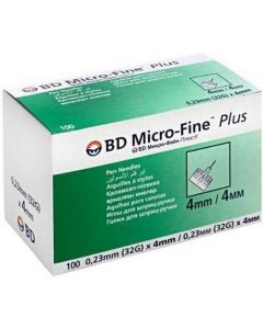 Buy BD Micro-Fine Plus Pen Needles, 0.23 mm (32G) х 4 mm, 100 pcs | Florida Online Pharmacy | https://florida.buy-pharm.com