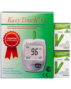 Buy 'EasyTouch' glucose test strips, 2 х 50 pcs + GIFT 'EasyTouch G' glucose meter  | Florida Online Pharmacy | https://florida.buy-pharm.com