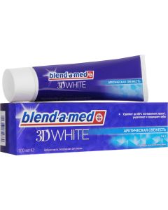 Buy Blend-a-med Toothpaste' 3D White ', 100 ml | Florida Online Pharmacy | https://florida.buy-pharm.com