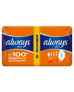 Buy Hygienic pads Always Duo Ultra Normal pads 20pcs | Florida Online Pharmacy | https://florida.buy-pharm.com
