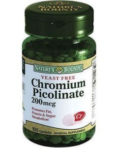Buy Nature Bounty 'Chroma picolinate yeast-free', 100 tablets | Florida Online Pharmacy | https://florida.buy-pharm.com