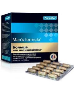 Buy Vitamin complex Men-S Formula 'More than multivitamins', capsules of 1.0, No. 60 | Florida Online Pharmacy | https://florida.buy-pharm.com