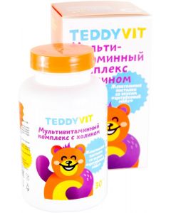 Buy Vitamins for children Teddyvit with choline lozenges 30 pcs citrus mix | Florida Online Pharmacy | https://florida.buy-pharm.com