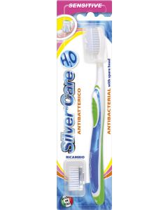 Buy Toothbrush for sensitive teeth Silver Care 'H2O Sensitive', soft, color: green | Florida Online Pharmacy | https://florida.buy-pharm.com