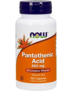 Buy Vitamin and Calcium Now Foods 'Pantothenic Acid 500mg', 100 caps | Florida Online Pharmacy | https://florida.buy-pharm.com