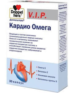 Buy Doppelherz VIP Cardio Omega capsules 1610 mg No. 30 | Florida Online Pharmacy | https://florida.buy-pharm.com