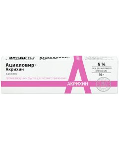Buy Acyclovir-Akrikhin ointment d / nar. approx. 5% tube 10g | Florida Online Pharmacy | https://florida.buy-pharm.com