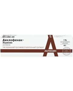 Buy Diclofenac-Akrikhin 1% 40.0 Gel for external use, Tube | Florida Online Pharmacy | https://florida.buy-pharm.com