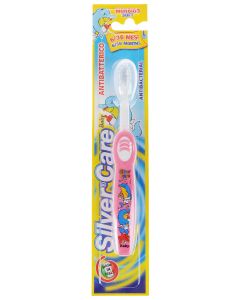 Buy Silver Care 'Baby' toothbrush, soft, 6 months to 3 years, pink | Florida Online Pharmacy | https://florida.buy-pharm.com