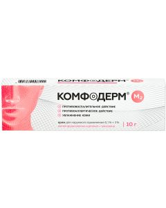 Buy Akrihin Comfoderm M2 cream for external use 0.1% + 2% tube 10g | Florida Online Pharmacy | https://florida.buy-pharm.com