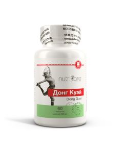 Buy Dong Kuei for hormonal stabilization and menopause relief, 60 tablets, Nutricare International Inc. (USA) | Florida Online Pharmacy | https://florida.buy-pharm.com
