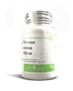 Buy Magnesium oxide 400 mg, to relieve heartburn, 60 tablets, Nutricare International Inc. (USA) | Florida Online Pharmacy | https://florida.buy-pharm.com