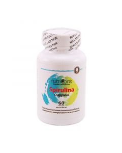 Buy Spirulina 750 mg (algae extract, source of vitamins and minerals to strengthen immunity), 60 capsules, Nutricare International Inc. (USA) | Florida Online Pharmacy | https://florida.buy-pharm.com