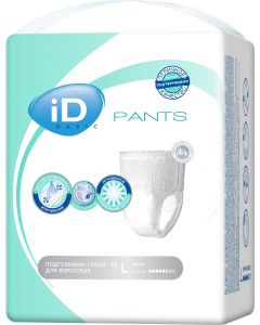 Buy Diapers-pants for adults iD Pants Basic, 730321550, size L, 10 pcs | Florida Online Pharmacy | https://florida.buy-pharm.com