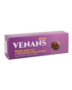 Buy Venans Plus Foot cream for puffiness and heaviness in the legs, 75 ml | Florida Online Pharmacy | https://florida.buy-pharm.com