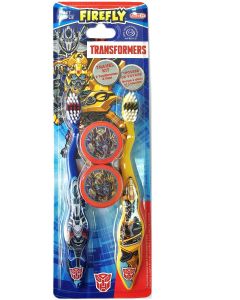 Buy Transformers A set of children's toothbrushes (2 pcs.) with caps. Soft bristles. from 3 years old. | Florida Online Pharmacy | https://florida.buy-pharm.com