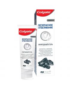 Buy Colgate Toothpaste Safe whitening Natural charcoal whitening, 75 ml | Florida Online Pharmacy | https://florida.buy-pharm.com