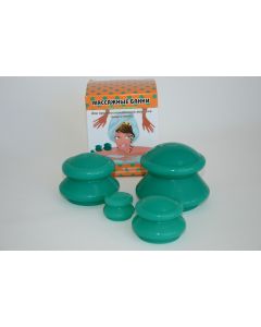 Buy Massage silicated jars for vacuum massage made of anti -allergenic silicone 4 pieces per pack  | Florida Online Pharmacy | https://florida.buy-pharm.com