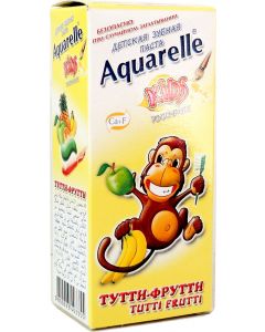 Buy AQUARELLE KIDS Children's Toothpaste AQUARELLE KIDS Tutti-Frutti flavor, 50 ml | Florida Online Pharmacy | https://florida.buy-pharm.com