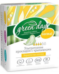 Buy Greenday Ultra Normal Dry Women's pads, 10 pcs | Florida Online Pharmacy | https://florida.buy-pharm.com