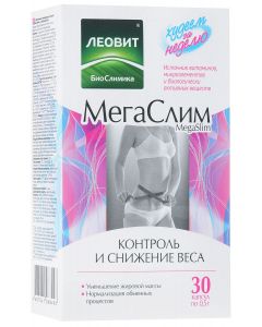 Buy Vitamin-mineral complex Leovit 'MegaSlim', 30 capsules | Florida Online Pharmacy | https://florida.buy-pharm.com